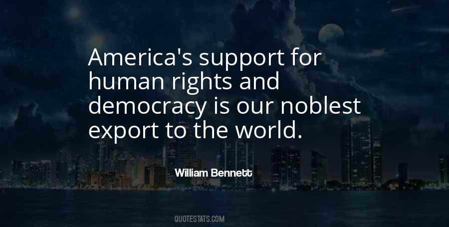 Human Rights And Democracy Quotes #689720