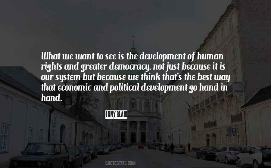 Human Rights And Development Quotes #510483