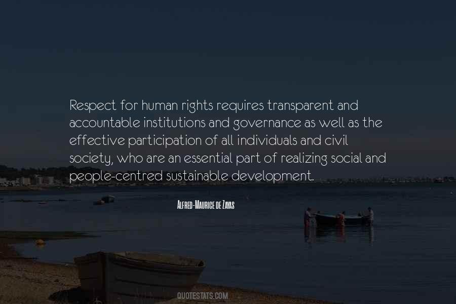 Human Rights And Development Quotes #587947