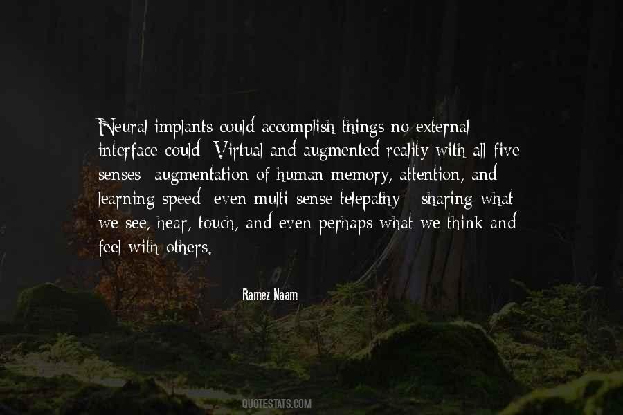 Human Senses Quotes #1854915