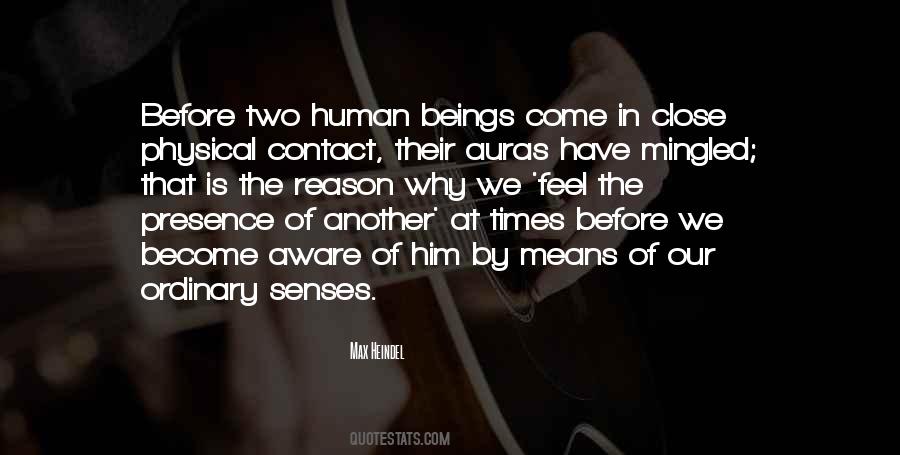 Human Senses Quotes #59307