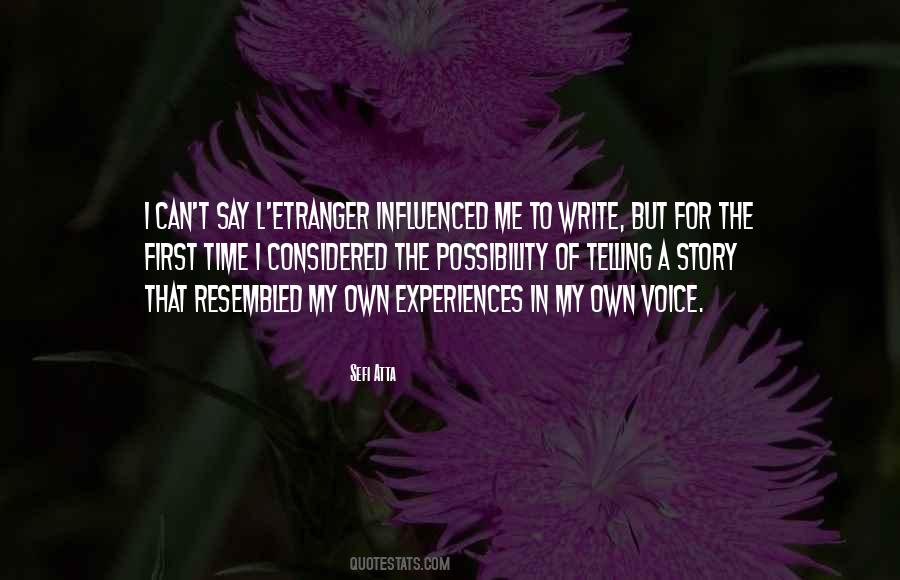 Quotes About First Experiences #1428598