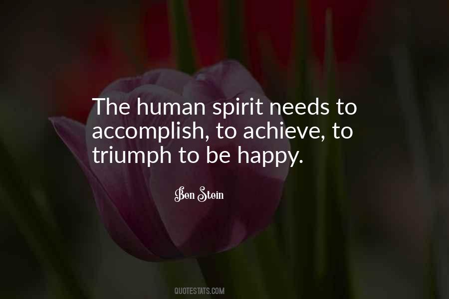 Human Triumph Quotes #1876261