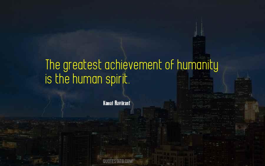 Human Triumph Quotes #70548