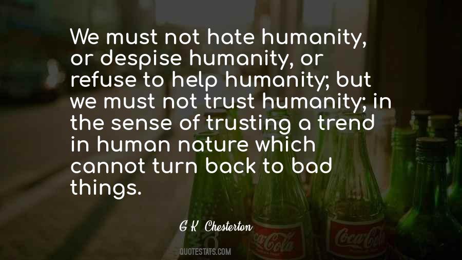 Humanity Nature Quotes #562530