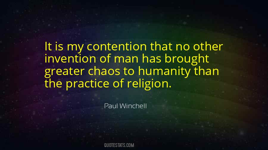 Humanity Over Religion Quotes #168336