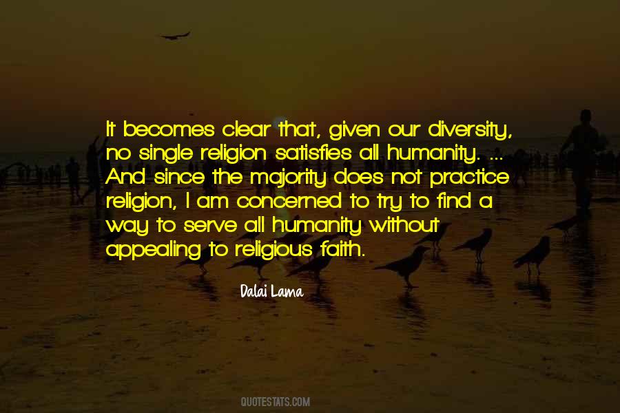 Humanity Over Religion Quotes #55340