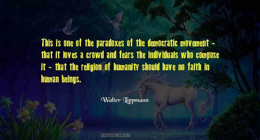 Humanity Over Religion Quotes #7470