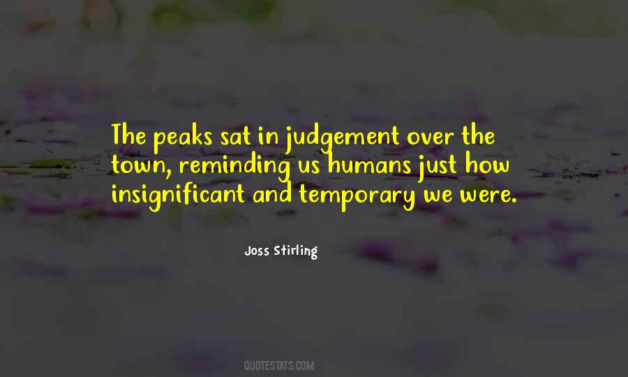 Humans Are Insignificant Quotes #1597126