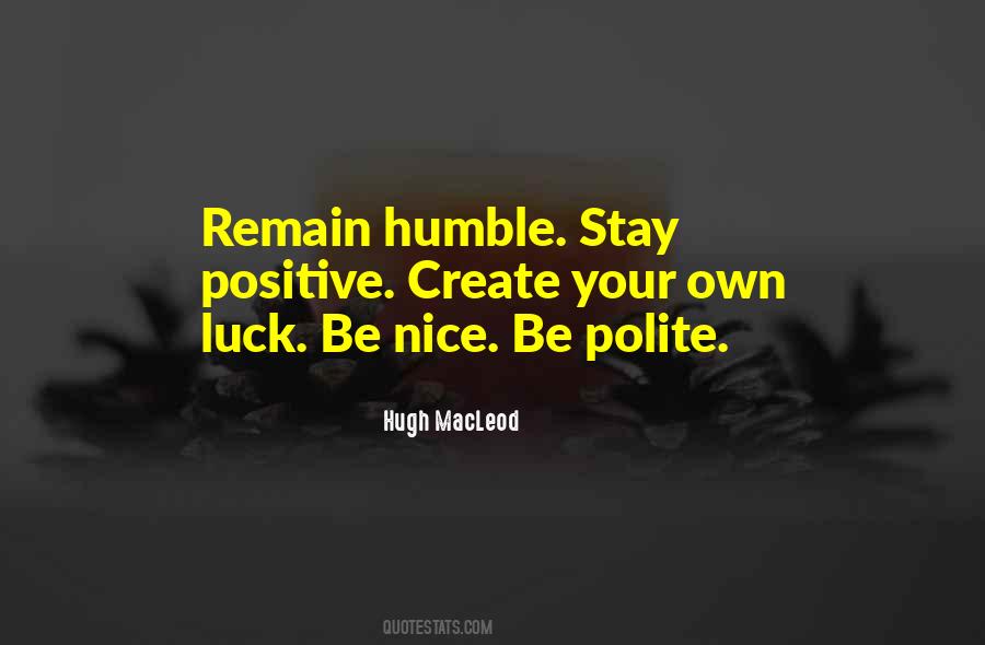 Humble And Polite Quotes #1647953
