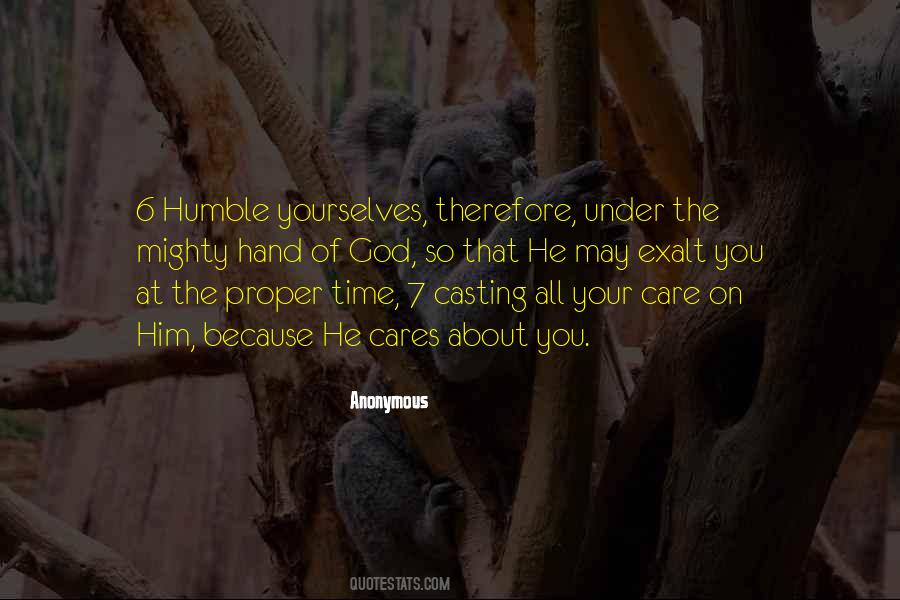 Humble Yourselves Quotes #1555887