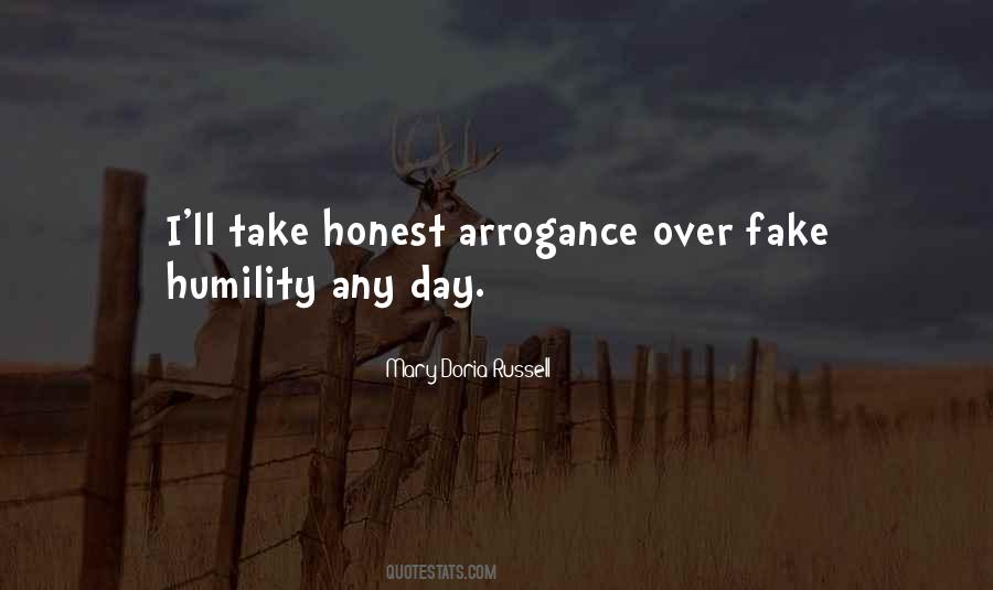 Humility Vs Arrogance Quotes #1715652