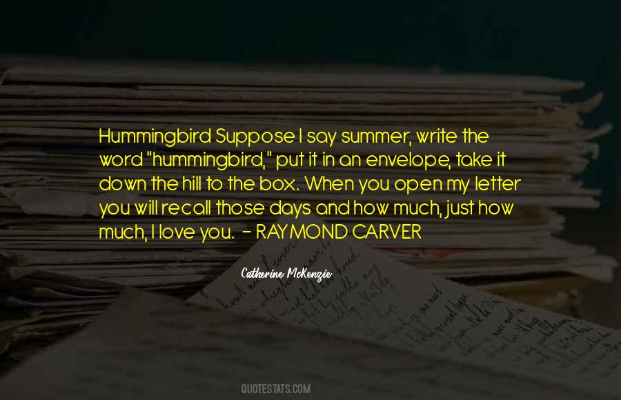 Hummingbird Quotes #1804105