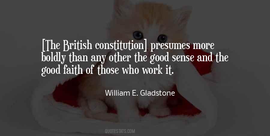 Quotes About The British Constitution #1104395