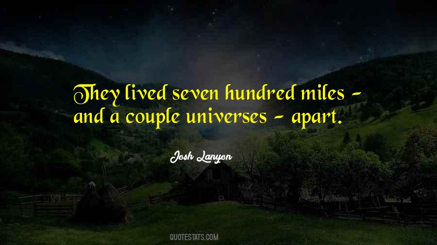 Hundred Miles Quotes #613442