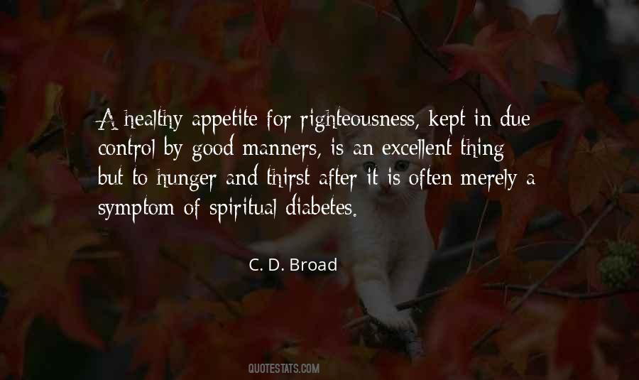 Hunger And Thirst For Righteousness Quotes #92327