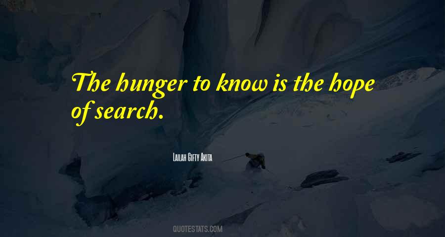 Hunger Inspirational Quotes #1152827