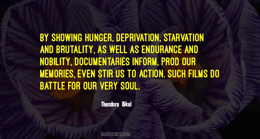 Hunger Inspirational Quotes #414609