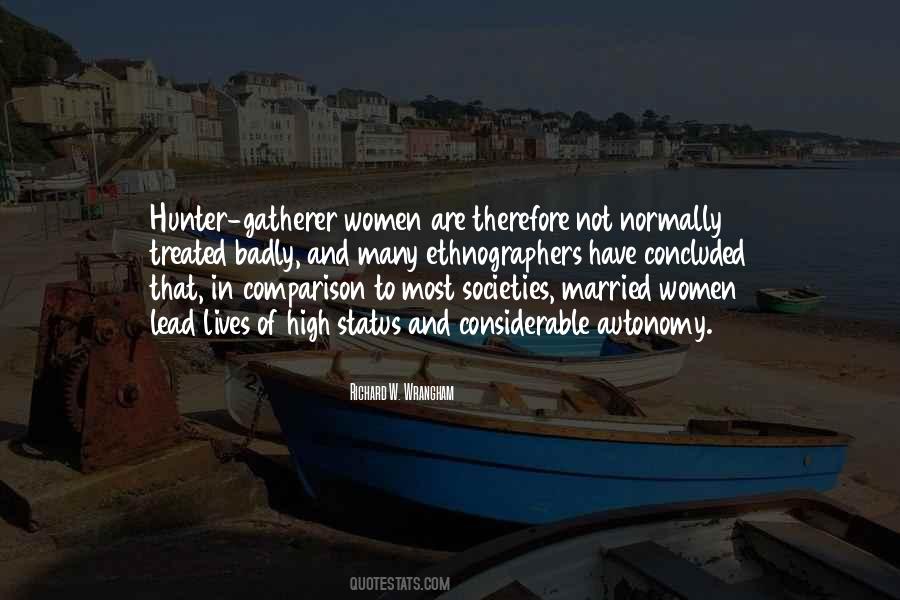 Hunter Gatherer Quotes #144967