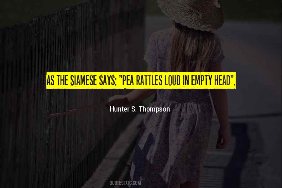 Hunter Thompson Quotes #358225