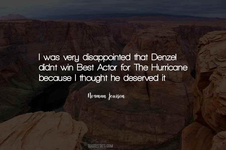 Hurricane Denzel Quotes #1719256