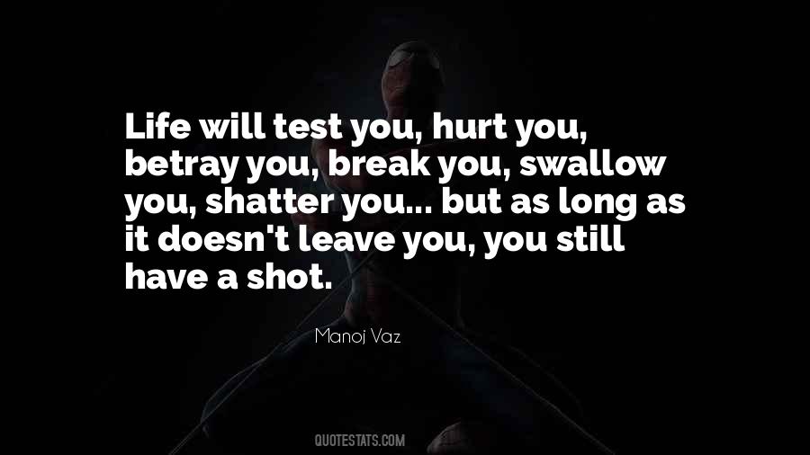 Hurt Break Quotes #1410538