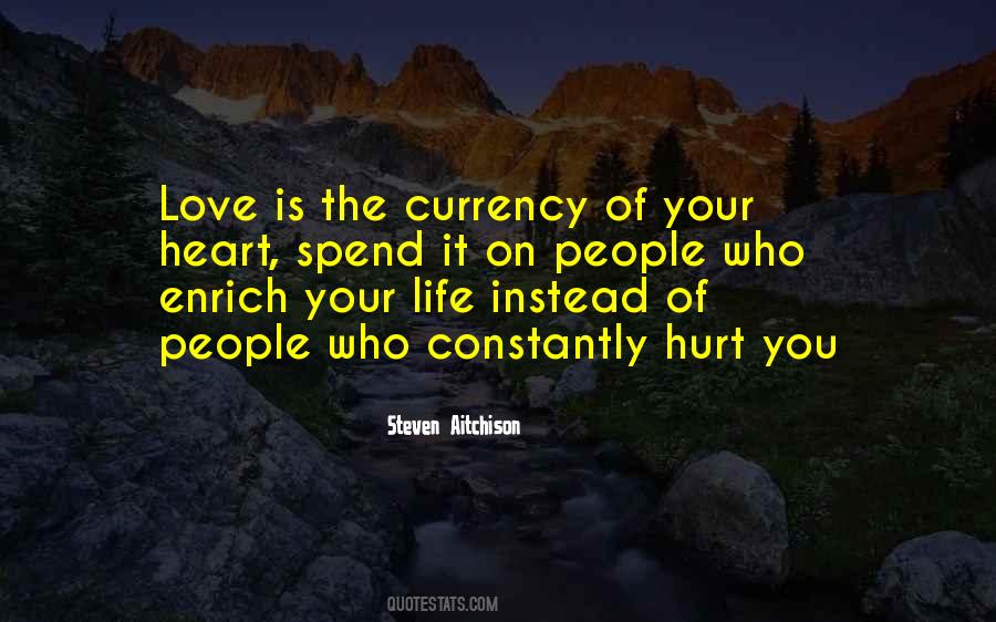 Hurt Love Life Quotes #853343