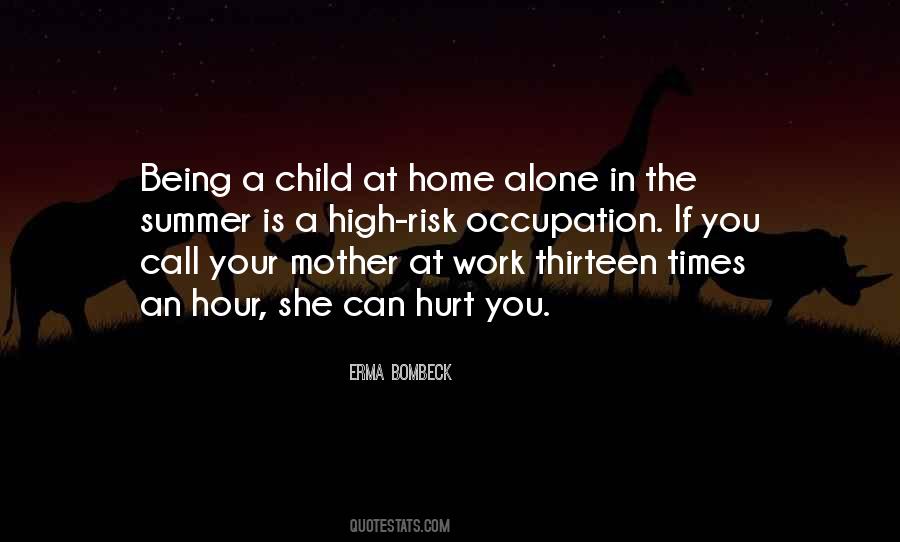 Hurt My Child Quotes #48443
