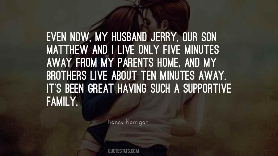 Husband And Family Quotes #42804