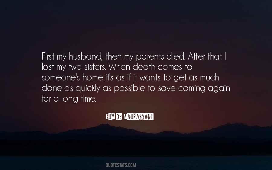 Husband Coming Home Quotes #1186600