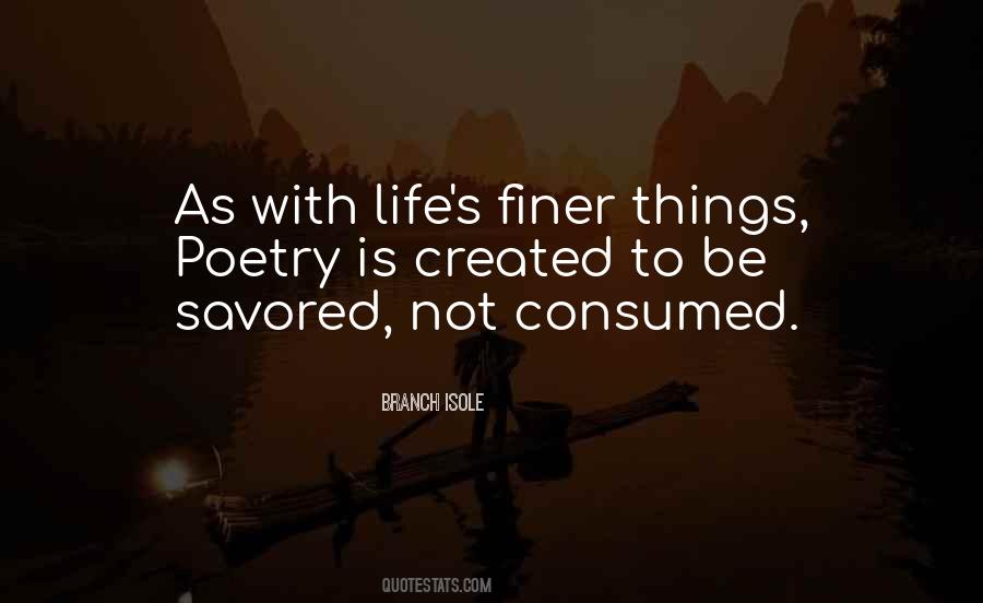 Quotes About Finer Things #630358