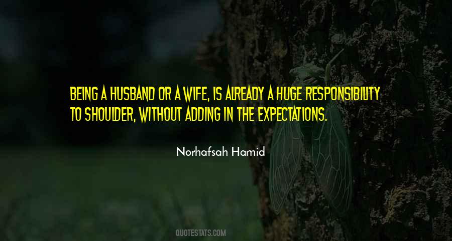 Husband's Shoulder Quotes #843806