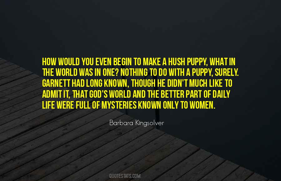 Hush Puppy Quotes #1388671