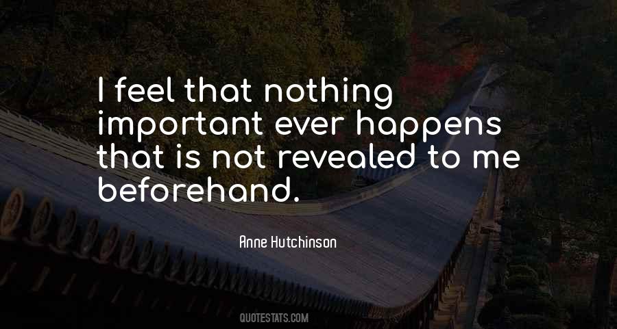 Hutchinson Quotes #806145