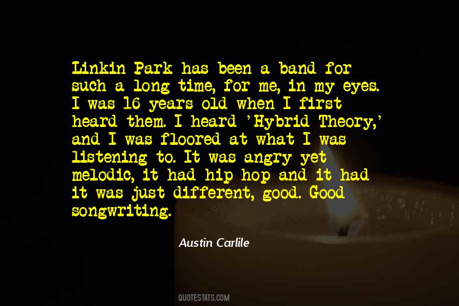 Hybrid Theory Quotes #1876305