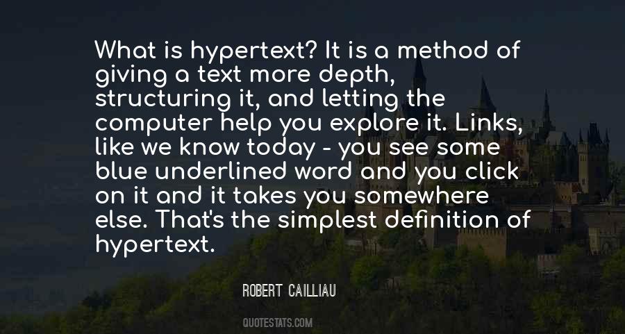Hypertext Quotes #773743