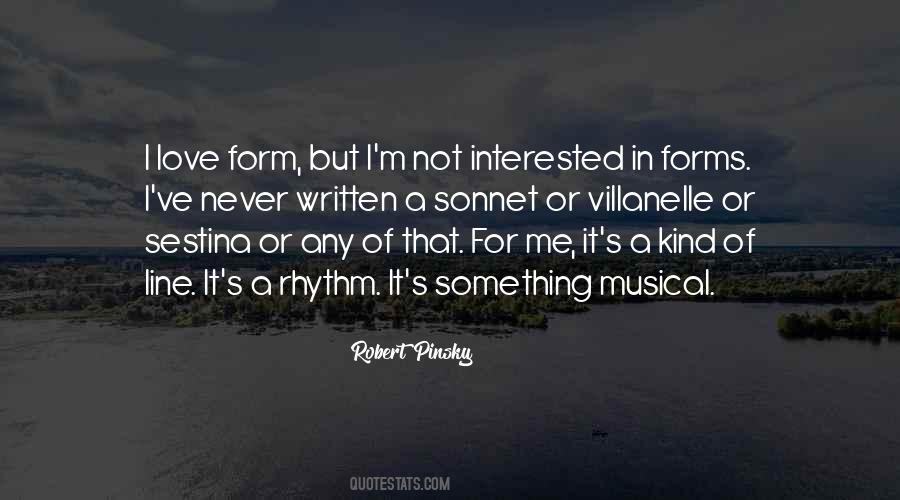 I ' M Not Interested In Love Quotes #257035