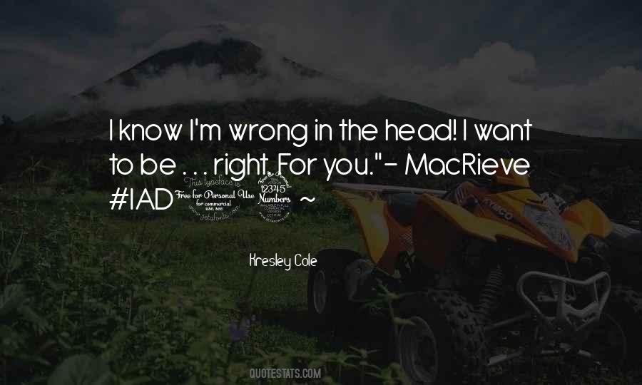 I ' M Wrong Quotes #1251108