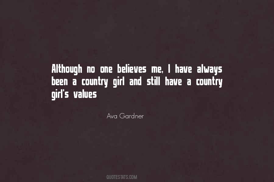 I A Country Girl Quotes #557512