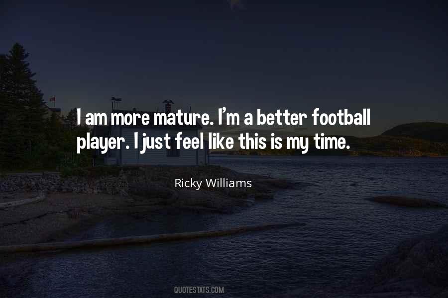 I Am A Football Player Quotes #1295456
