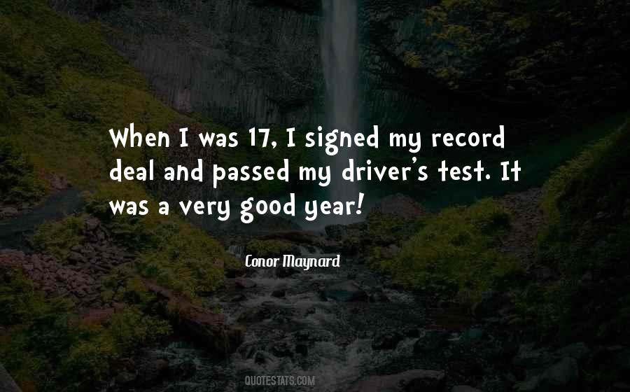 I Am A Good Driver Quotes #17146