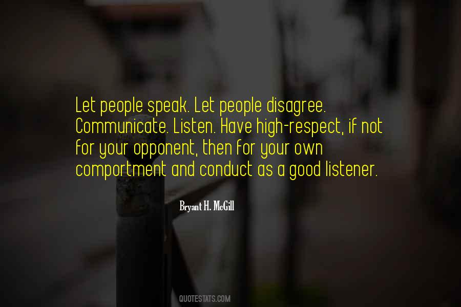 I Am A Good Listener Quotes #405113