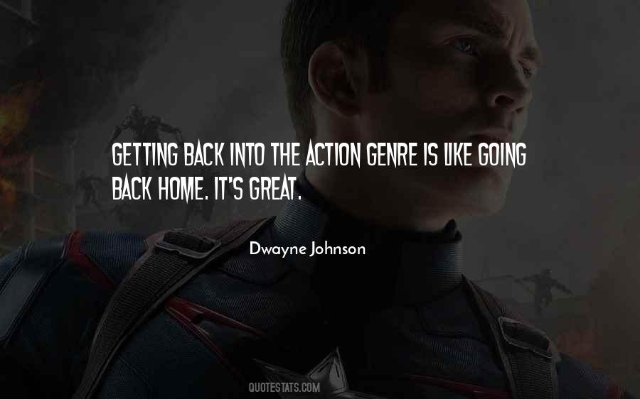 I Am Back In Action Quotes #249827