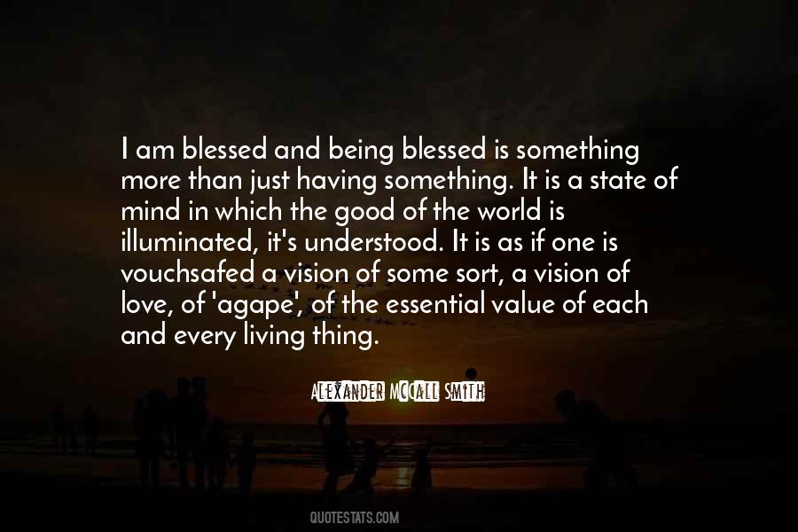I Am Blessed Love Quotes #1798485