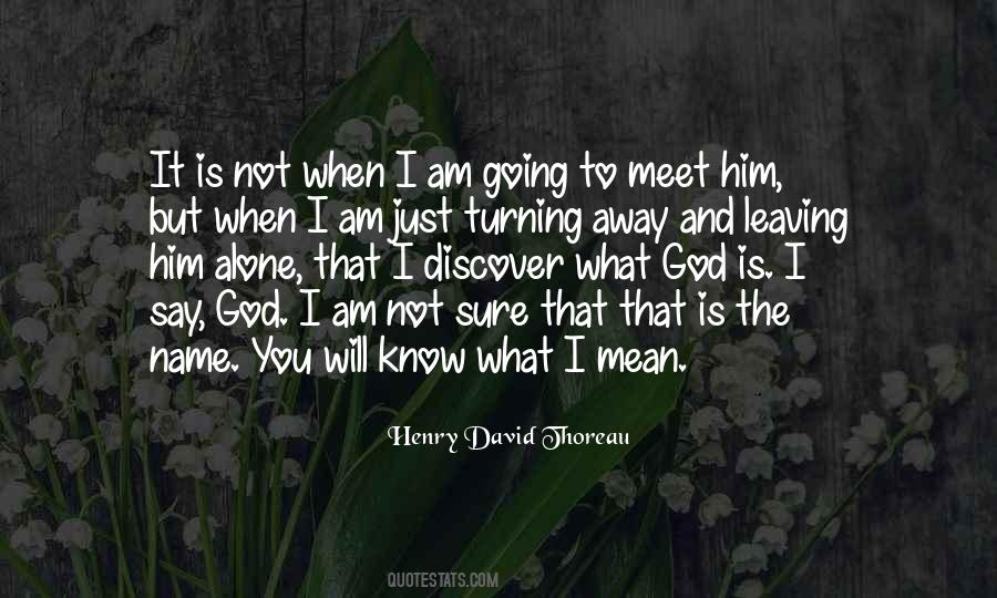 I Am Going Away Quotes #405504