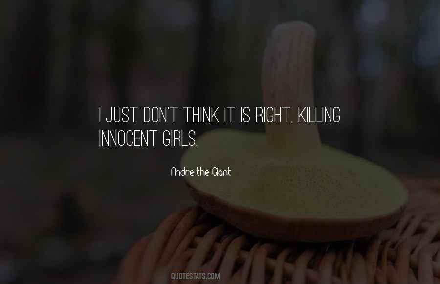 I Am Innocent Girl Quotes #1387608
