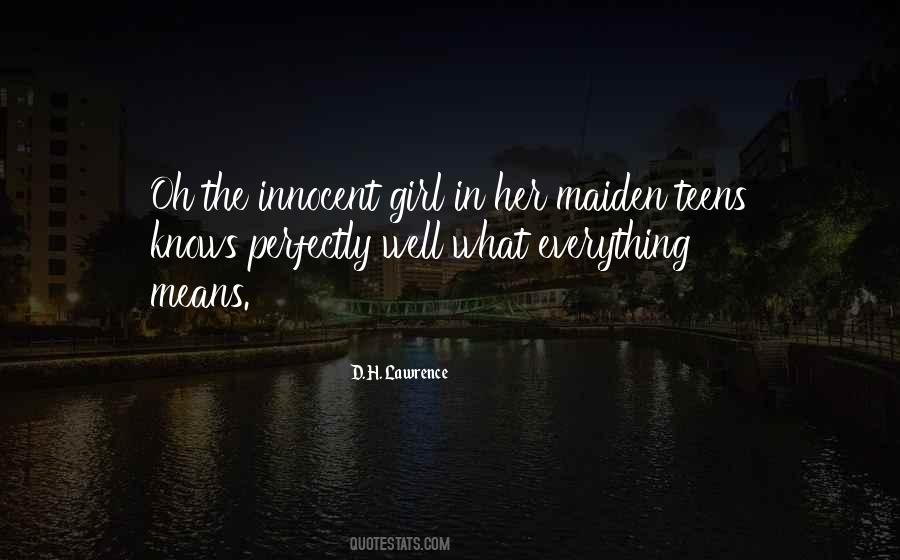 I Am Innocent Girl Quotes #1569646