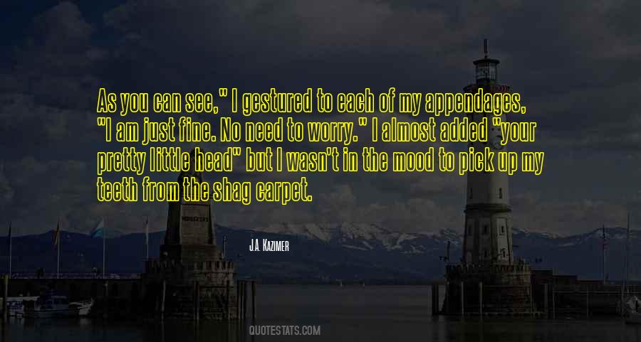 I Am Just Fine Quotes #1621605