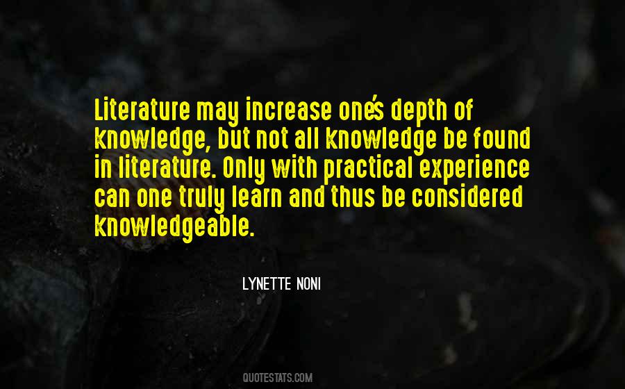 I Am Knowledgeable Quotes #241253