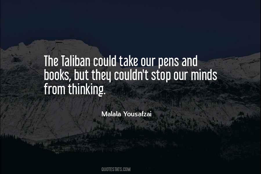 I Am Malala Taliban Quotes #1312676